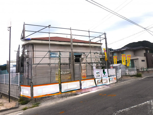 佐賀市大和町、新築一戸建ての外観画像です