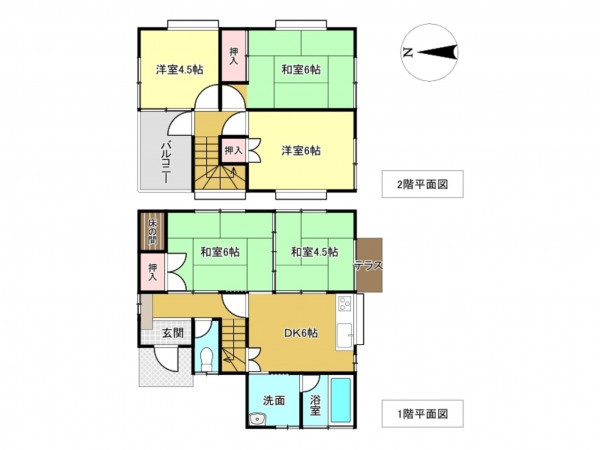 佐賀市大和町、中古一戸建ての間取り画像です