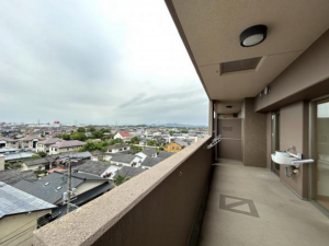 佐賀市大和町、中古マンションのバルコニー画像です