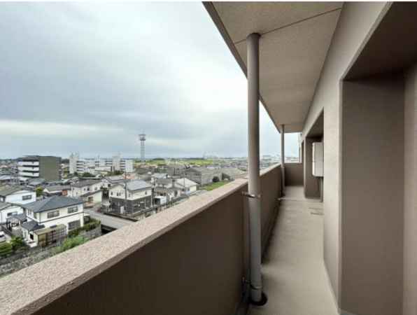 佐賀市大和町、中古マンションのバルコニー画像です