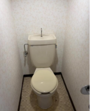 佐賀市神野西、収益物件/アパートのトイレ画像です