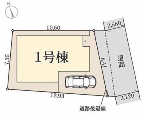 八尾市萱振町、新築一戸建ての画像です