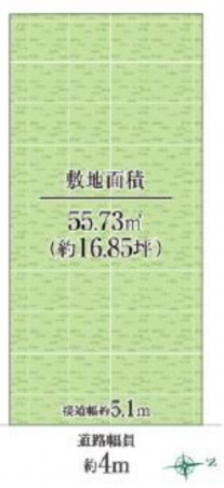 八尾市高安町南、新築一戸建ての間取り画像です