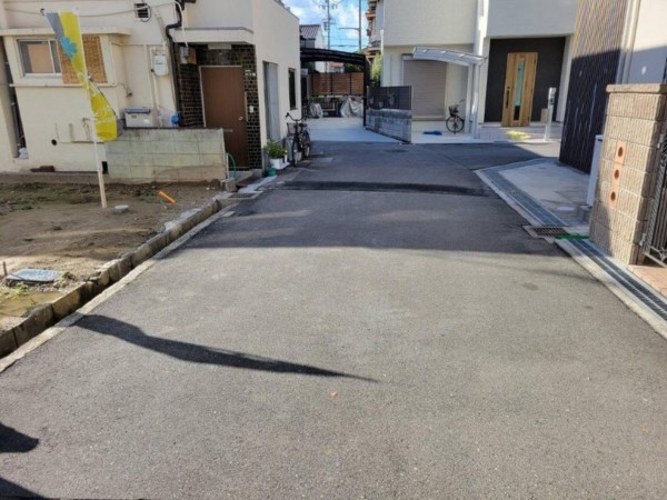 八尾市東山本新町、土地の画像です