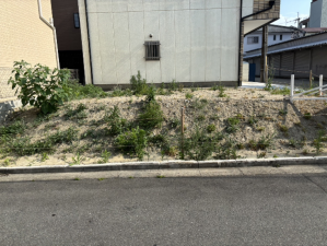 八尾市東山本新町、土地の画像です