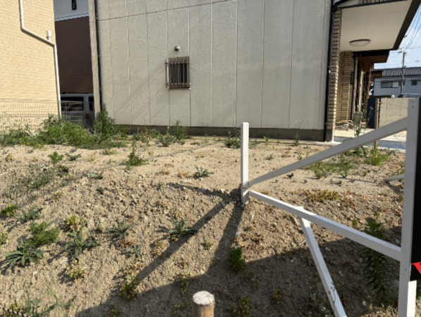 八尾市東山本新町、土地の画像です