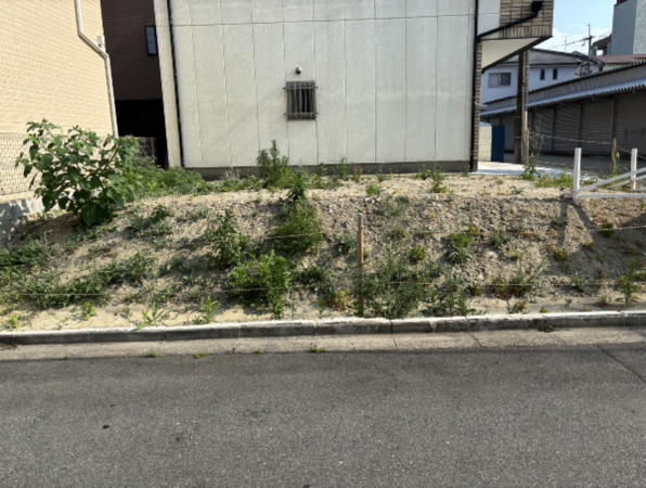 八尾市東山本新町、土地の画像です