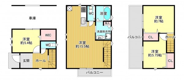 八尾市東山本新町、土地の間取り画像です