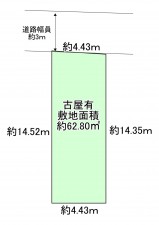 八尾市山本町北、土地の間取り画像です