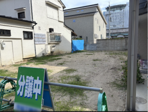 八尾市北本町、土地の画像です