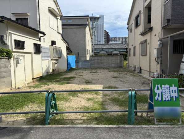 八尾市北本町、土地の画像です