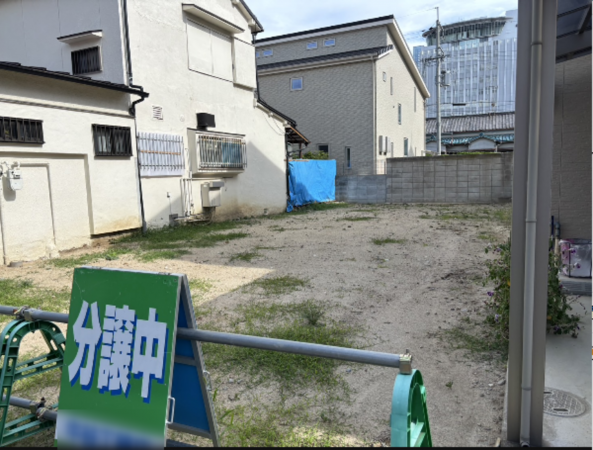 八尾市北本町、土地の画像です