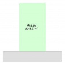八尾市末広町、土地の間取り画像です