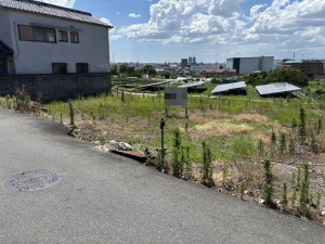 八尾市黒谷、土地の画像です