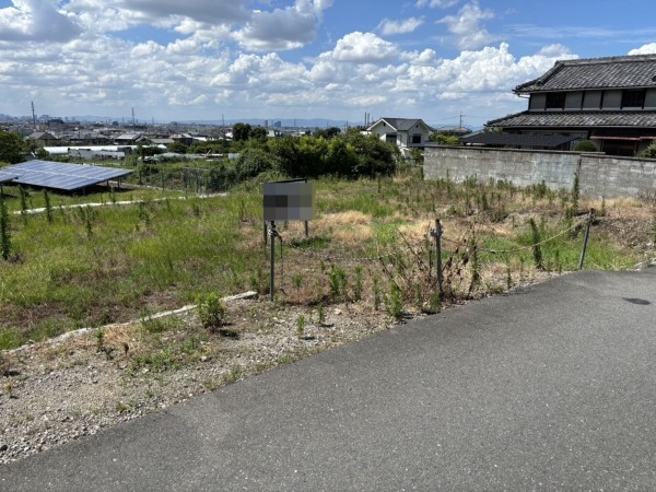 八尾市黒谷、土地の画像です