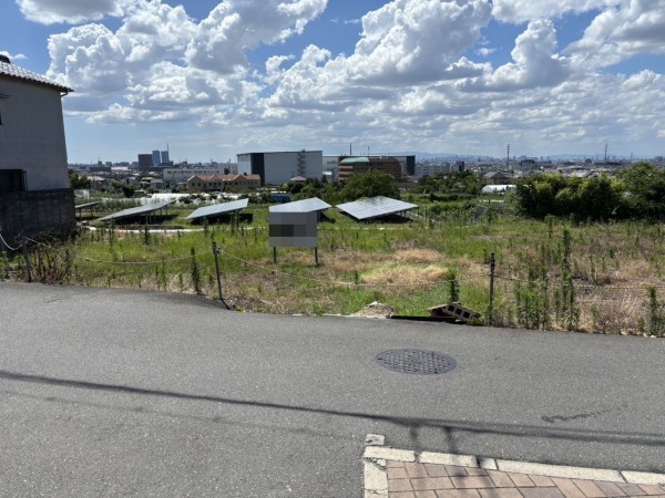 八尾市黒谷、土地の画像です