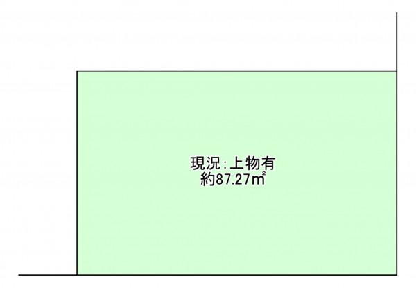 八尾市大竹、土地の間取り画像です