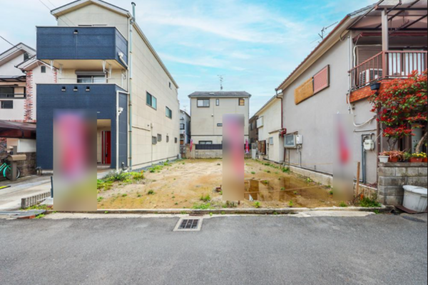 八尾市福万寺町南、土地の画像です