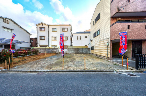八尾市竹渕西、土地の画像です