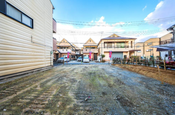 八尾市竹渕西、土地の画像です