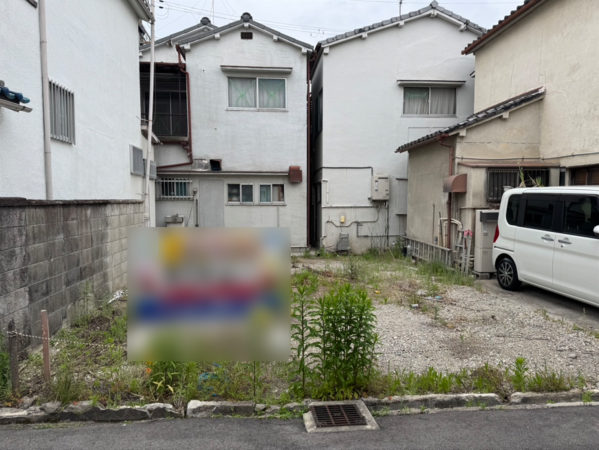 八尾市上之島町北、土地の画像です