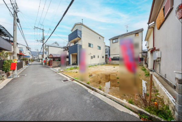 八尾市福万寺町南、土地の画像です