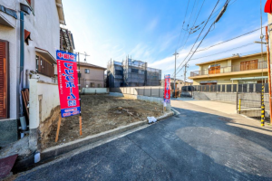 八尾市八尾木東、土地の画像です