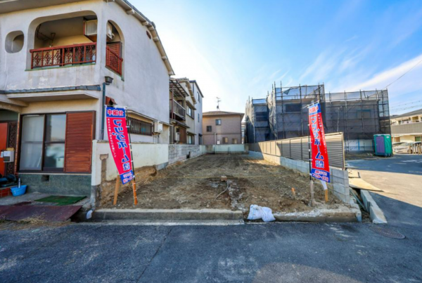 八尾市八尾木東、土地の画像です