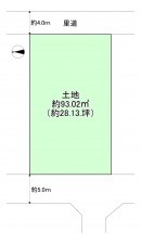 八尾市高安町北、土地の間取り画像です