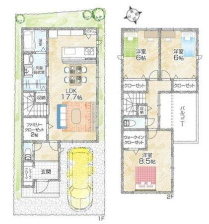 八尾市高安町北、土地の画像です