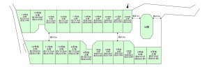 八尾市太田、土地の間取り画像です