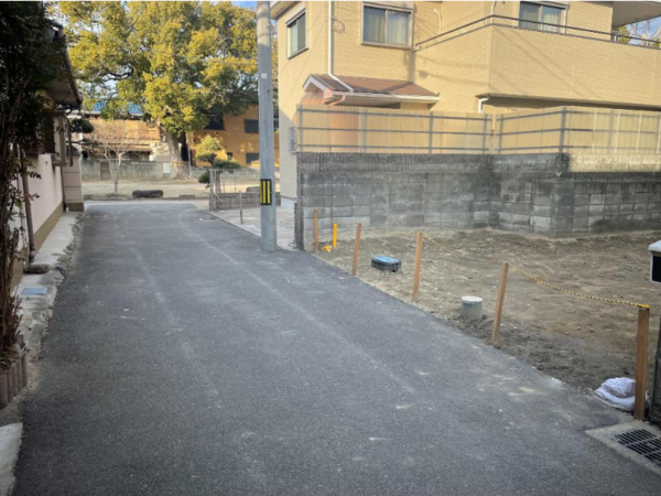 八尾市東山本町、土地の画像です