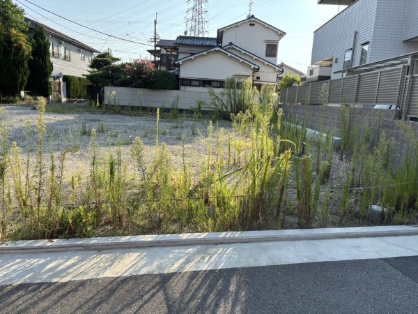 八尾市山本町北、土地の画像です