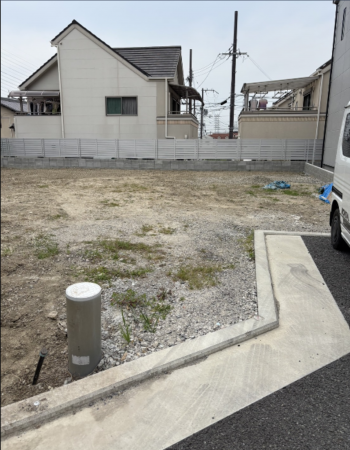 八尾市、土地の画像です