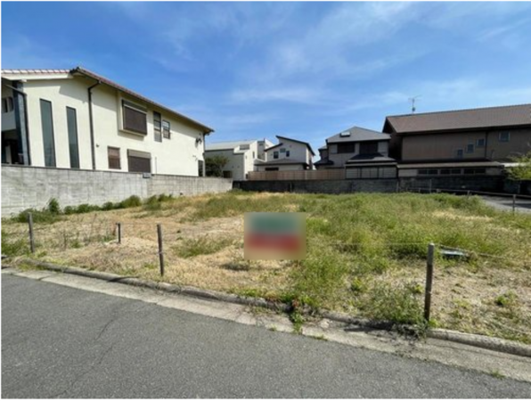 八尾市山本町南、土地の画像です