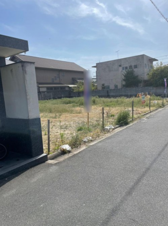 八尾市山本町南、土地の画像です