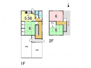 八尾市南本町、土地の間取り画像です