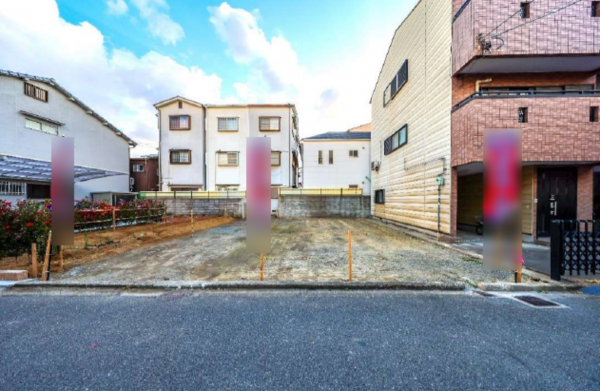 八尾市竹渕西、土地の画像です