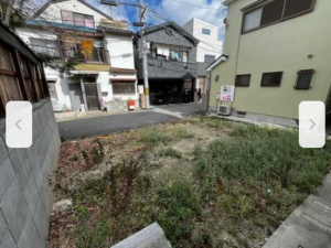 八尾市二俣、土地の画像です