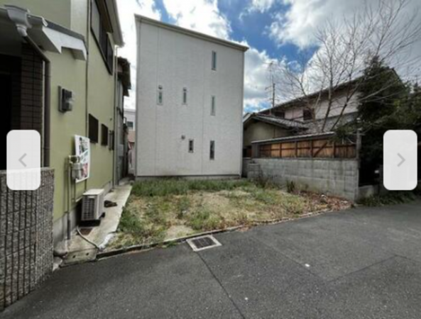 八尾市二俣、土地の画像です