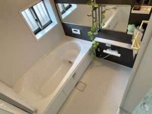 八尾市長池町、新築一戸建ての風呂画像です