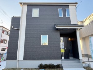 八尾市長池町、新築一戸建ての外観画像です