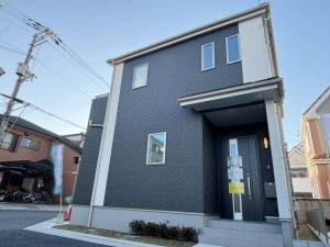 八尾市長池町、新築一戸建ての外観画像です