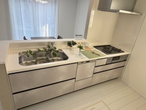 八尾市長池町、新築一戸建てのキッチン画像です