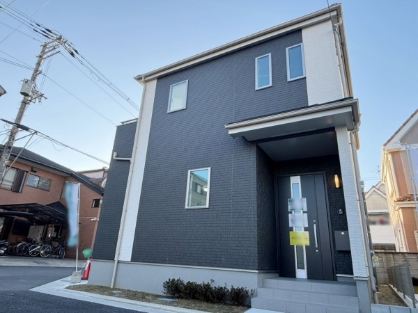 八尾市長池町、新築一戸建ての外観画像です