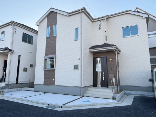 八尾市長池町、新築一戸建ての外観画像です