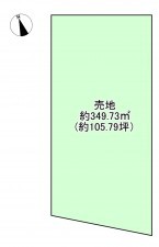 八尾市太田、土地の間取り画像です
