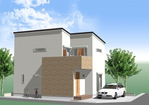 八尾市東弓削、土地の画像です