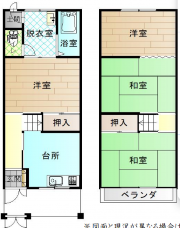 八尾市南木の本、収益物件/その他の間取り画像です