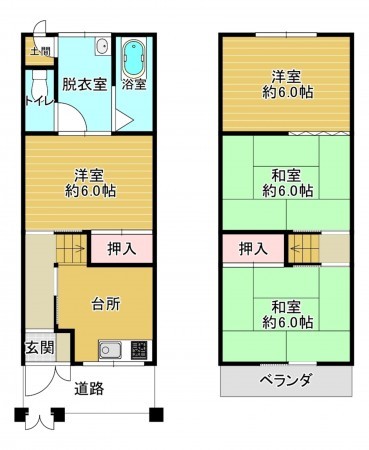 八尾市南木の本、収益物件/その他の間取り画像です